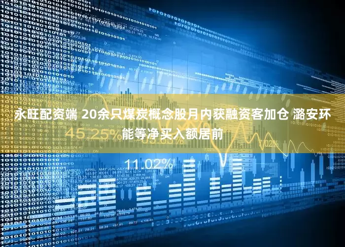 永旺配资端 20余只煤炭概念股月内获融资客加仓 潞安环能等净买入额居前